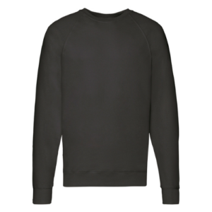 FRUIT OF THE LOOM LIGHTWEIGHT RAGLAN SWEAT